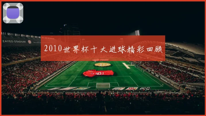 2010世界杯十大进球精彩回顾